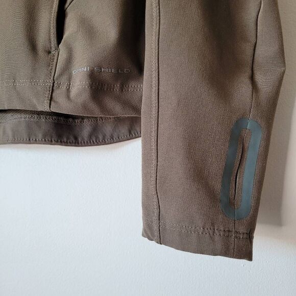 Columbia Titanium Omni-Shield Softshell Jacket – Women’s XS Taupe Brown Zip - Picture 5 of 11